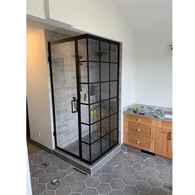 Aluminium Shower Enclosure Customized Cheap Sliding Glass Frameless Shower Door